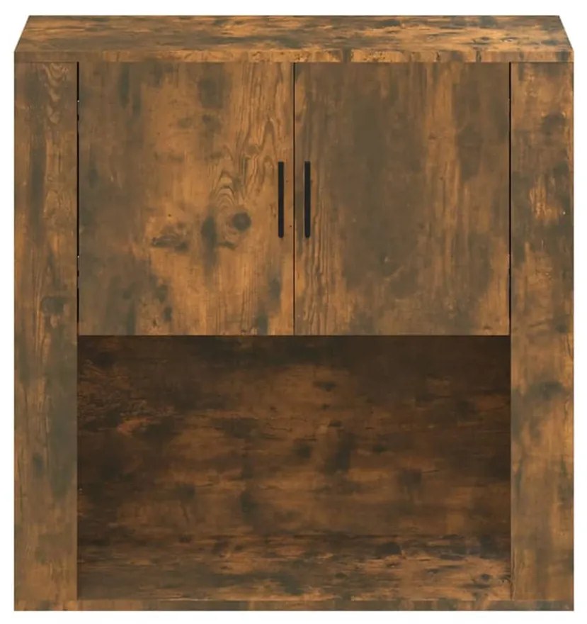 vidaXL Ντουλάπι Τοίχου Καπνιστή Δρυς 80x33x80 εκ. Επεξεργασμένο Ξύλο