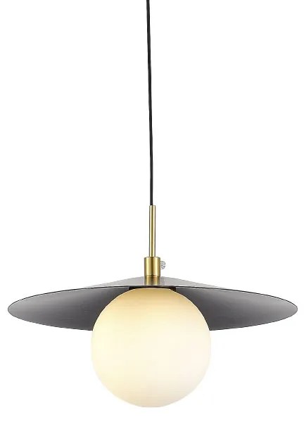Φωτιστικό Οροφής Μονόφωτο Aca Globie SUH12BK Black