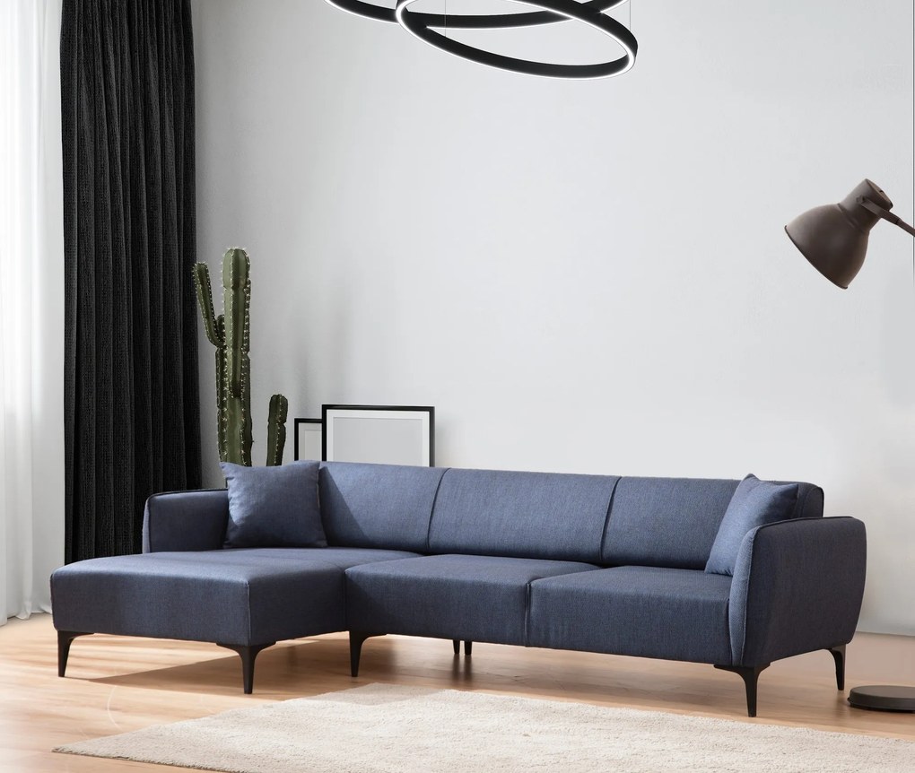 Corner Sofa Belissimo Left - Blue Blue