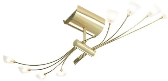Φωτιστικό Οροφής IP20 8xG4 20W EKO Χρυσό Ματ EKOMX410158A ACA-EKOMX410158A-Χρυσό EKOMX410158A