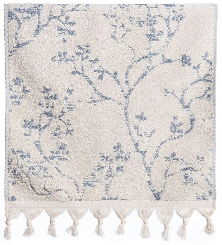 Πετσέτα Livery Ecru Nef-Nef Homeware Προσώπου 50x90cm 100% Βαμβάκι
