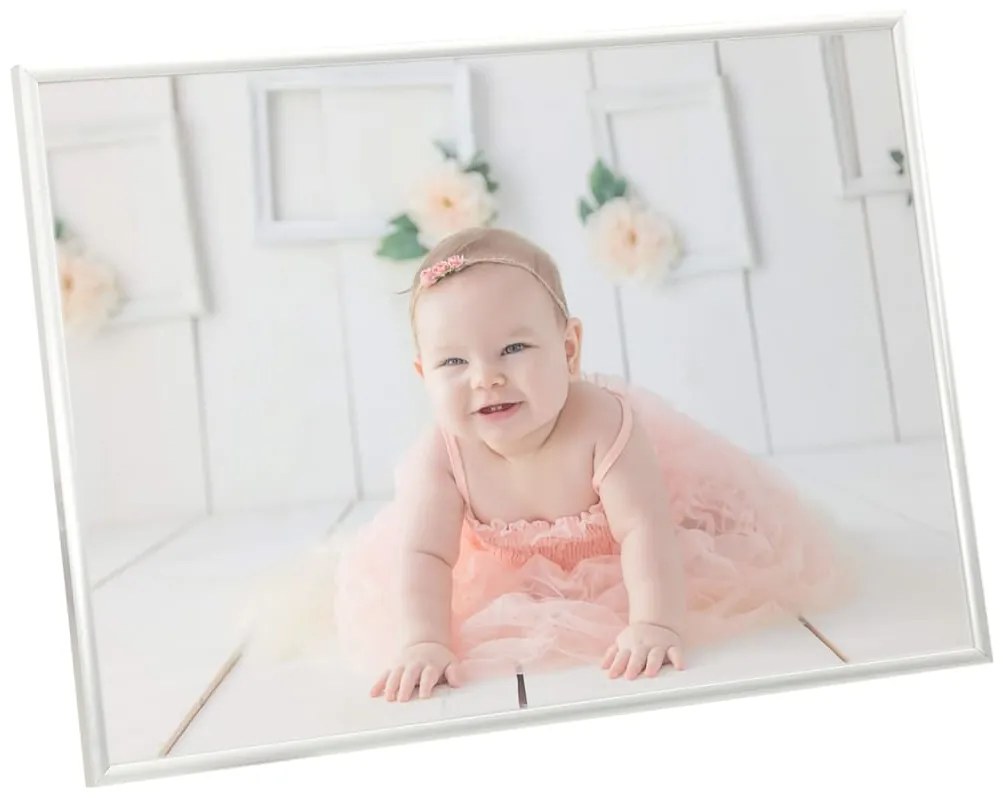 vidaXL Κορνίζες Κολάζ Επιτραπέζιες 5 τεμ. Ασημί 15 x 21 εκ. MDF