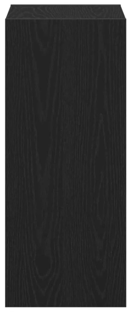 vidaXL Βιβλιοθήκη Μαύρη δρυς 40 x 30 x 71.5 εκ. Επεξεργασμένο ξύλο
