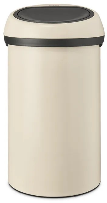 Brabantia Touch Bin 1005510, 60 l, Ομαλό και αθόρυβο άνοιγμα, Μπεζ