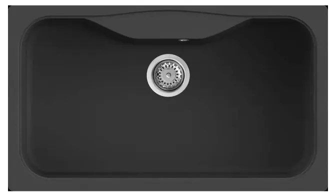 Νεροχύτης κουζίνας FOX 360 Nero 40 ELLECI 86,3x50,3cm