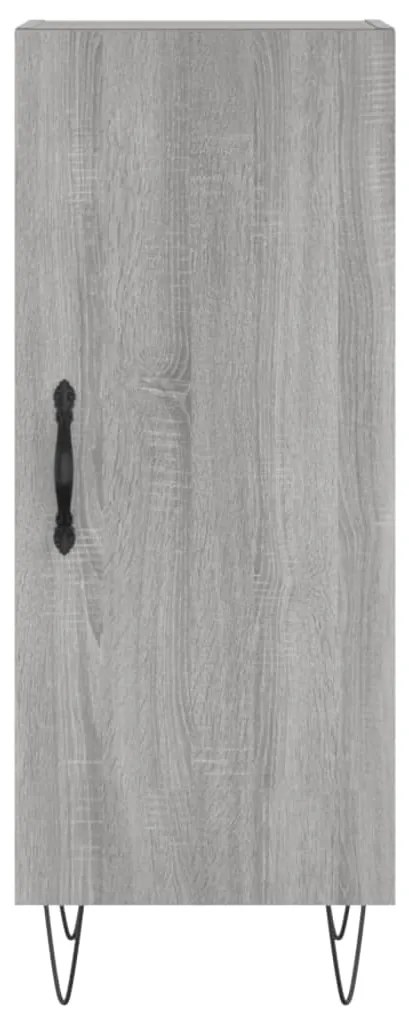 vidaXL Ντουλάπι Γκρι Sonoma 34,5x34x90 εκ. από Επεξεργασμένο Ξύλο
