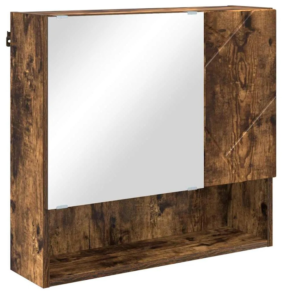 vidaXL Σετ Επίπλων Μπάνιου 5 pcs Καπνιστή δρυς 61 x 35 x 64 εκ.