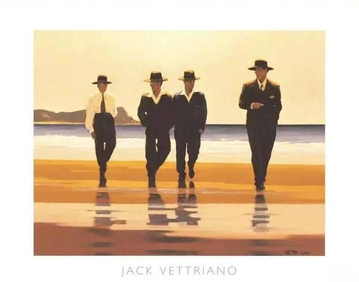 Εκτύπωση έργου τέχνης The Billy Boys, 1994, Jack Vettriano, (50 x 40 cm)