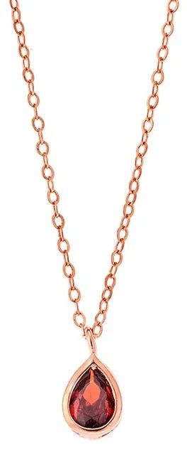 Μενταγιόν Senza Silver 925 Rose Gold Plated