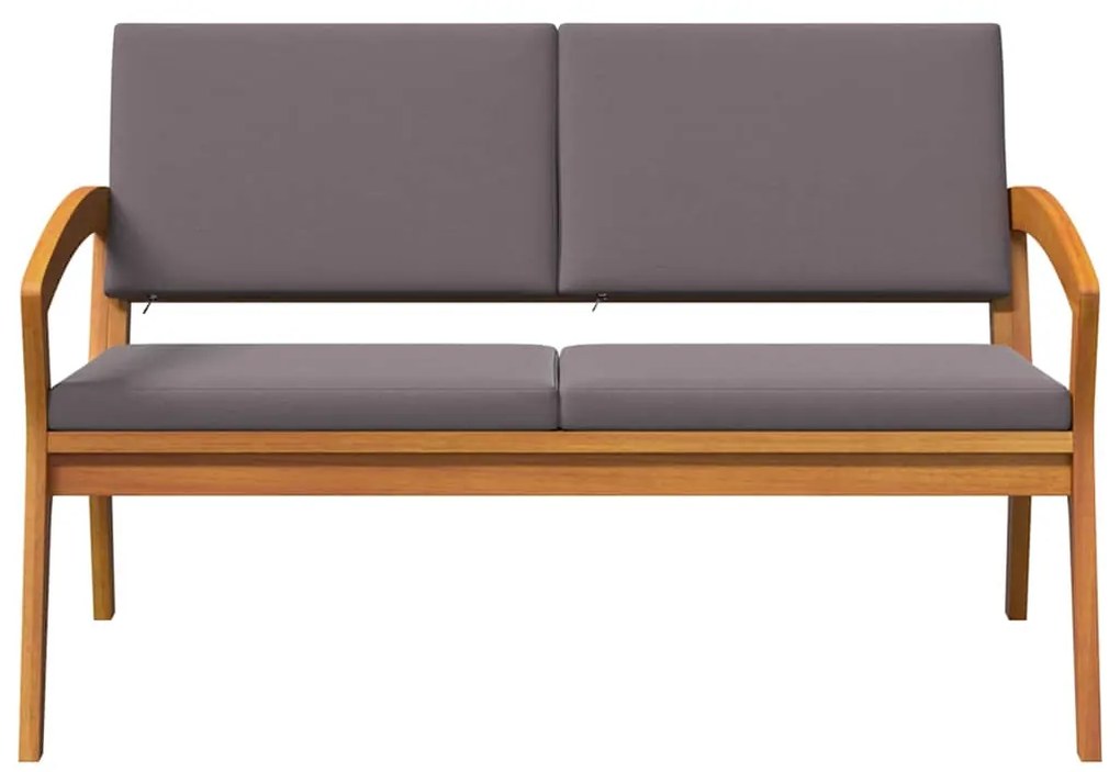 vidaXL Παγκάκι Κήπου με Μαξιλάρια 115x70x72 εκ. από μασίφ ξύλο ακακίας