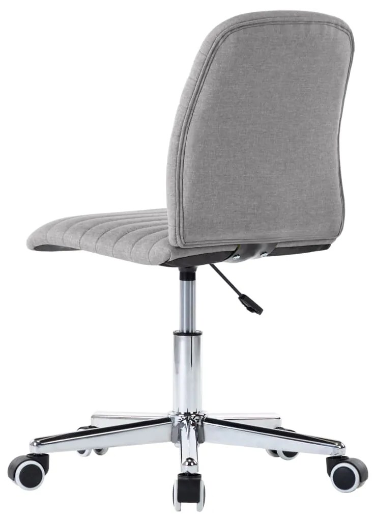 vidaXL Καρέκλες Τραπεζαρίας 6 τεμ. Ανοιχτό Γκρι Υφασμάτινες