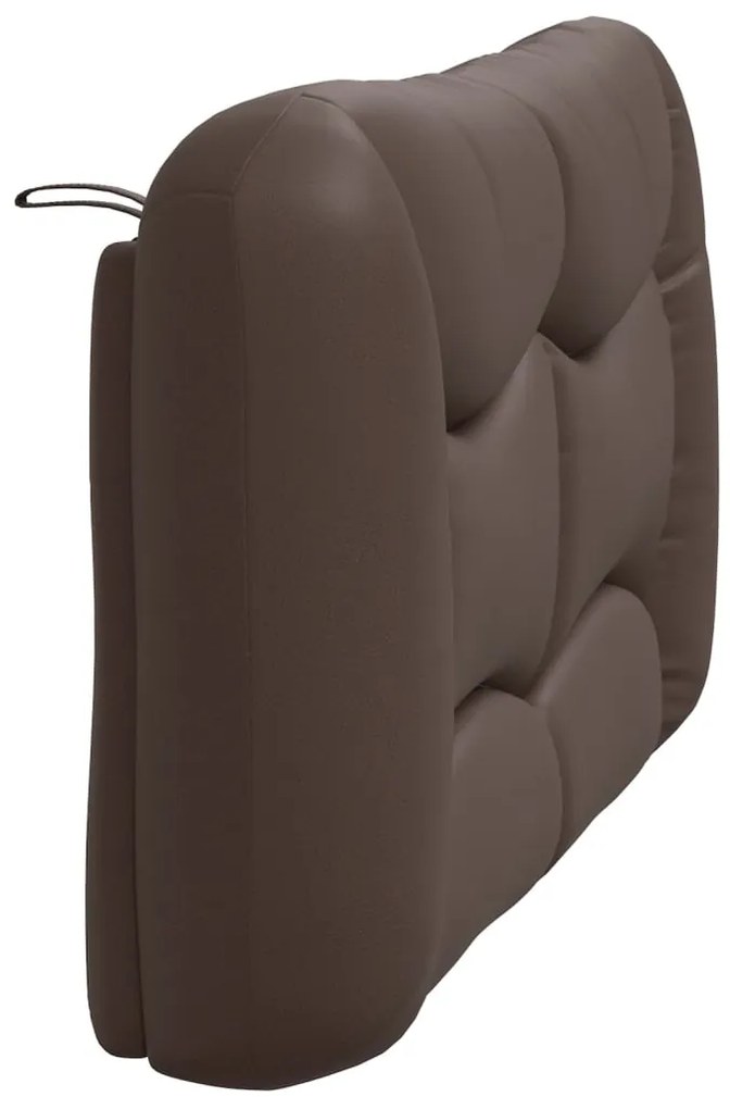 vidaXL Μαξιλάρι για Κεφαλάρι Hvar Καφέ 140 εκ. από Συνθετικό Δέρμα