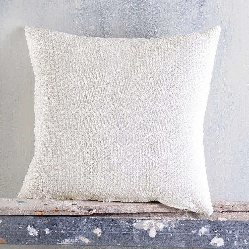 Μαξιλαροθήκη Διακοσμητική Matis Ecru Ρυθμός 40Χ40 Cotton-Polyester