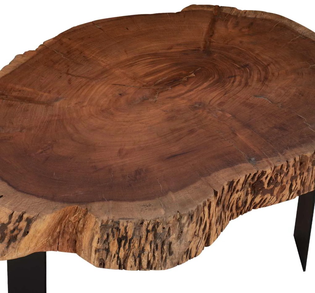 ΤΡΑΠΕΖΙ ΣΑΛΟΝΙΟΥ BRIGGS ΜΕ ΞΥΛΟ ΑΚΑΚΙΑΣ HM8776.11 80-87x50-83x40Yεκ.