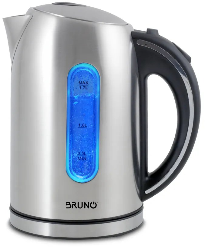 BRUNO Ηλεκτρικός βραστήρας BRN-0028, 2200W, 1.7lt, βάση 360°, LED