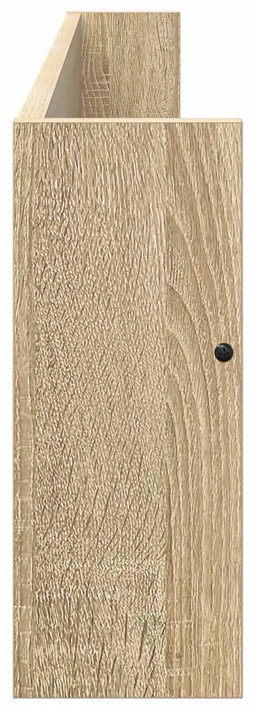 vidaXL Ράφι Περιοδικών Δρύς Sonoma 100 x 12 x 30 εκ Επεξεργασμένο ξύλο