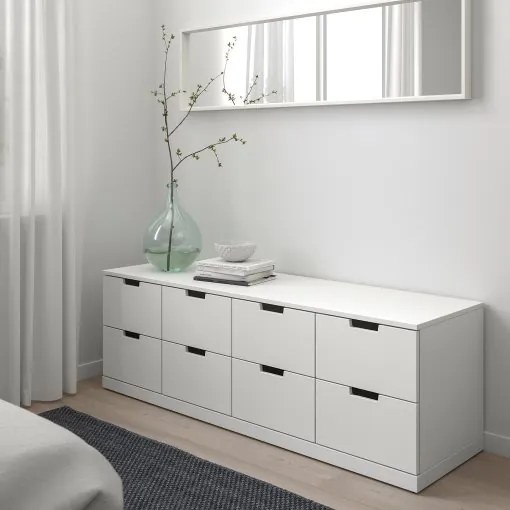 NORDLI συρταριέρα με 8 συρτάρια, 160X54 cm 592.395.04