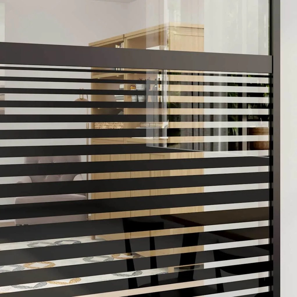 vidaXL Συρόμενη Πόρτα Μαύρο 102.5 x 205 cm