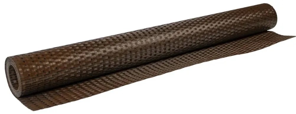 vidaXL Διαχωριστικό Βεράντας Καφέ & Μαύρο 500x90 εκ. Συνθετικό Ρατάν