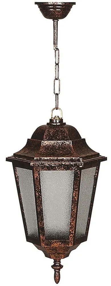 Φωτιστικό Οροφής 685AVN1259 Φ23x60cm E27 40W Brown Opviq