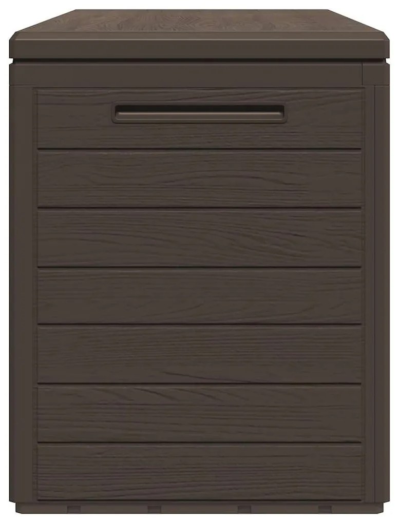 vidaXL Μπαούλο Αποθήκευσης Κήπου Καφέ 116 x 44 x 55 εκ.