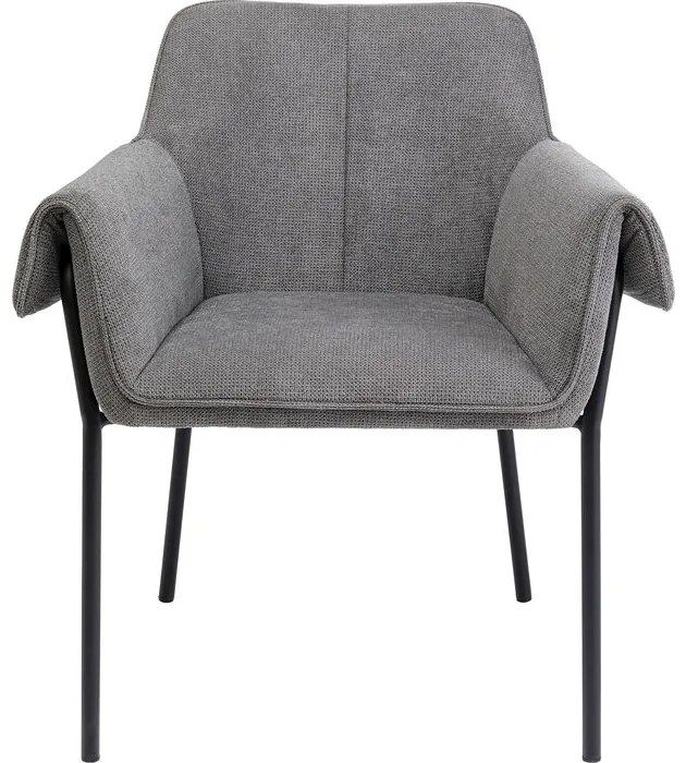 Καρέκλα Bess Ύφασμα Γκρι  70x62.5x84.5εκ - Γκρι