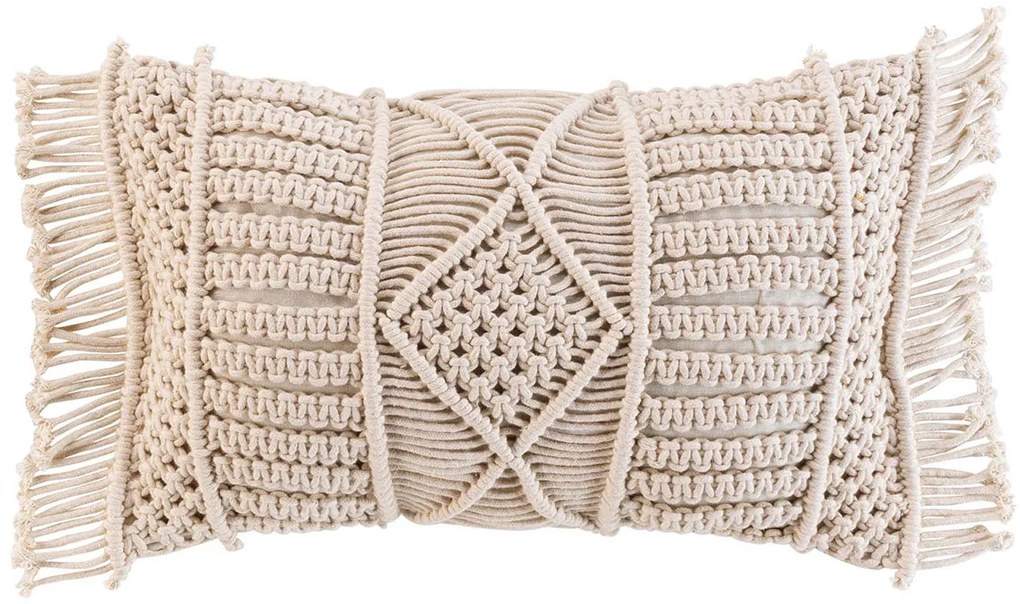 Διακοσμητικό Μαξιλάρι (30x50) L-C Macralina Macrame 1609956
