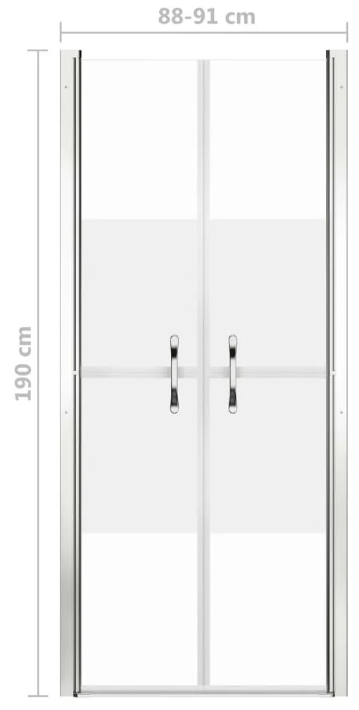 vidaXL Πόρτα Ντουζιέρας με Σχέδιο Αμμοβολής 91 x 190 εκ. από ESG