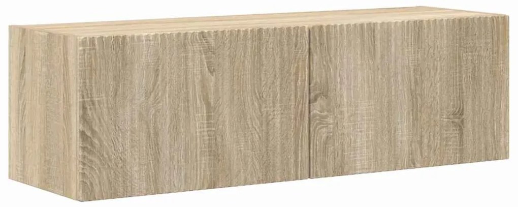 vidaXL Ντουλάπι Τηλεόρασης Τοίχου 2 pcs Σονόμα 60 x 31 x 29.5 εκ