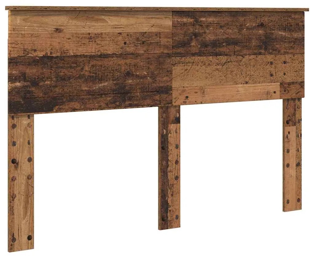 vidaXL Κεφαλάρι με κεφαλάρι Παλιό Ξύλο 140 cm Επεξεργασμένο ξύλο