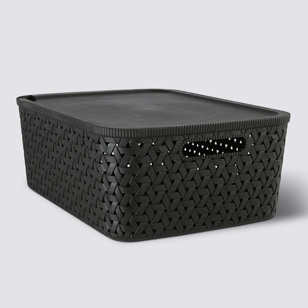 Καλάθι Αποθήκευσης (40x30.5x15) F-V Tressy Black 209336A