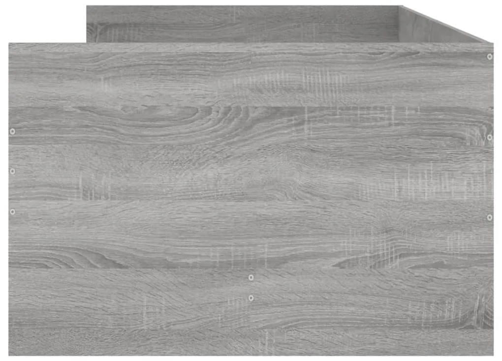 vidaXL Πλαίσιο Κρεβατιού με Συρτάρια Sonoma δρυς 90x200 εκ.