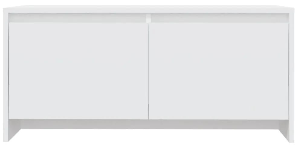 vidaXL Τραπεζάκι Σαλονιού Λευκό 90 x 50 x 41,5 εκ. από Μοριοσανίδα