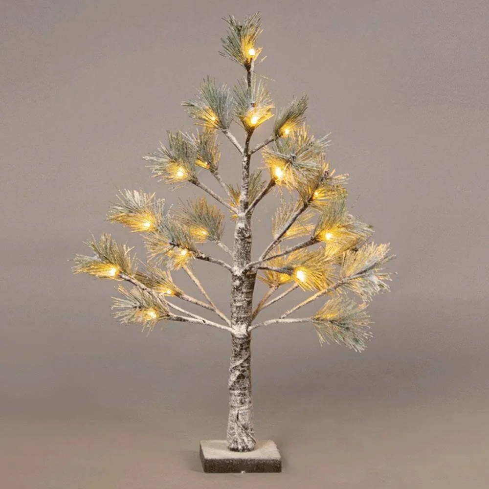 Χριστουγεννιάτικο Δεντράκι Snow Pine Tree Led X1024144 60cm Multi Aca