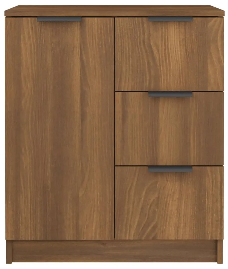 vidaXL Μπουφές Καφέ Δρυς 60 x 30 x 70 εκ. από Επεξεργασμένο Ξύλο