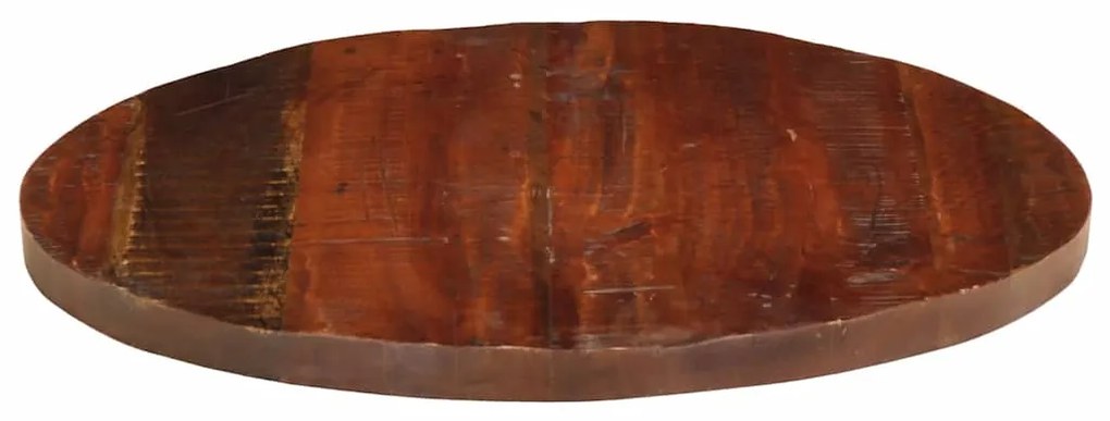 vidaXL Επιφάνεια Τραπεζιού Στρογγυλή Ø80x3,8εκ Μασίφ Ανακυκλωμένο Ξύλο