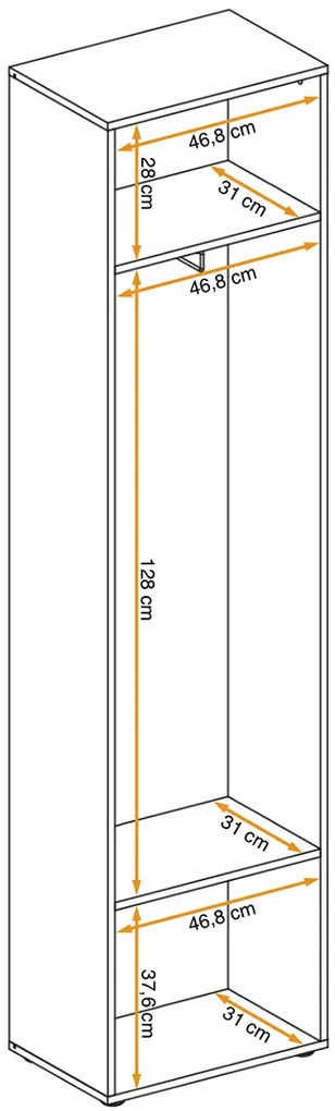 Swap XIX Σύνθεση Καφέ δρυς 280x180x40