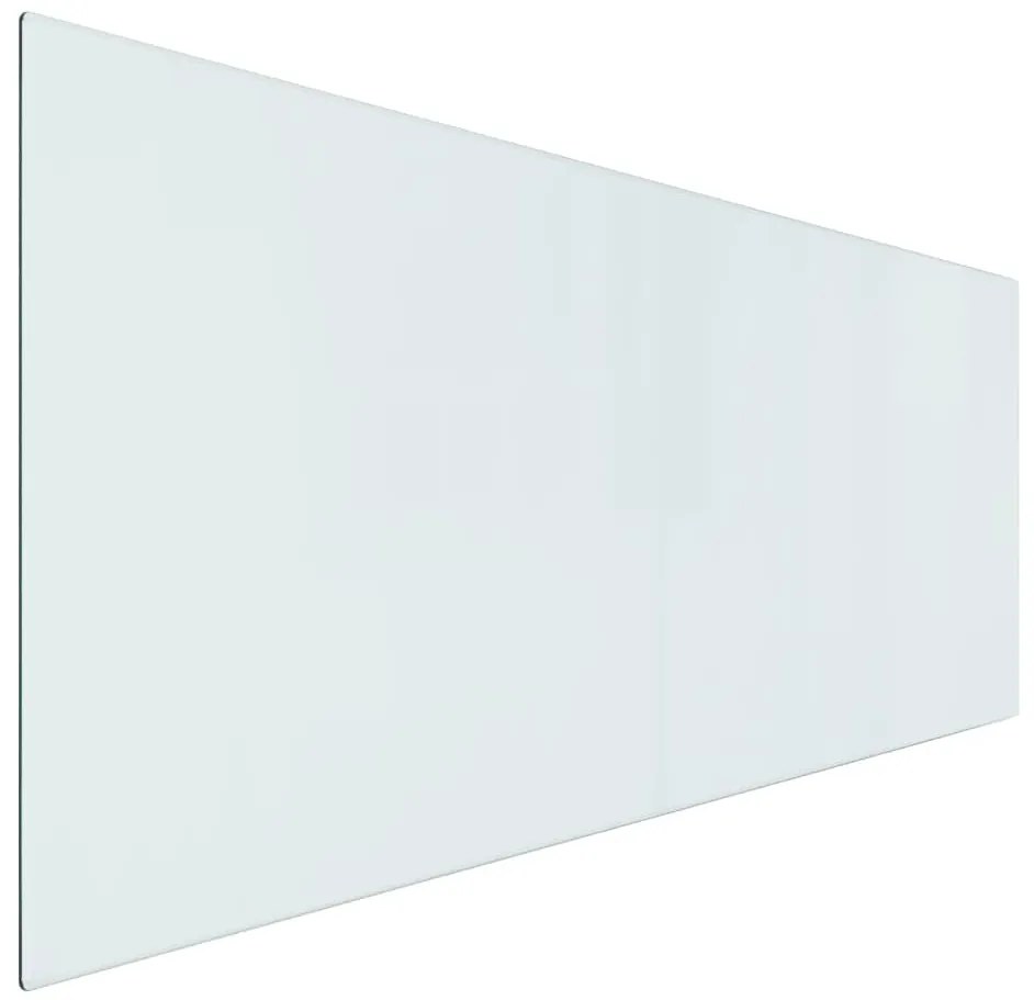 vidaXL Πλάκα Τζακιού Ορθογώνια 120 x 50 εκ. Γυάλινη