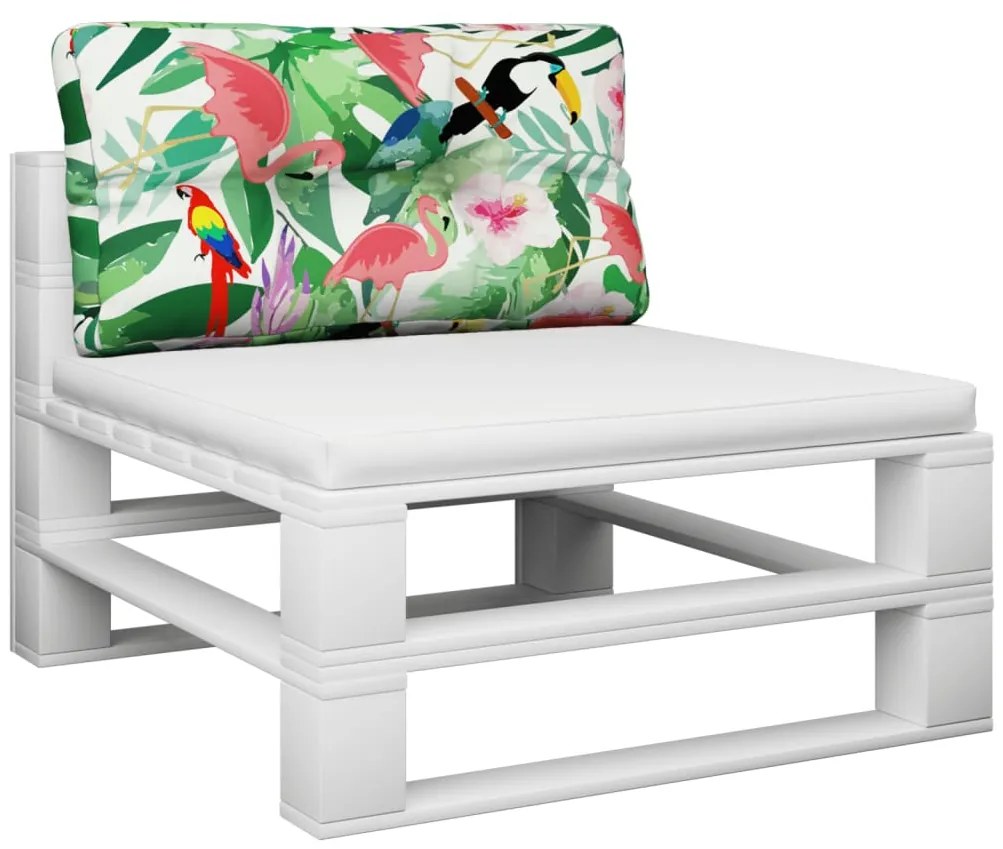 vidaXL Μαξιλάρι Παλέτας Πολύχρωμο 80 x 40 x 12 εκ. Υφασμάτινο