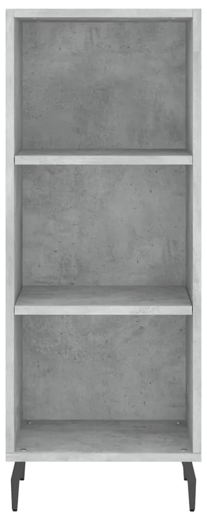 vidaXL Ντουλάπι Γκρι Σκυροδέματος 34,5x34x180 εκ. Επεξεργασμένο Ξύλο