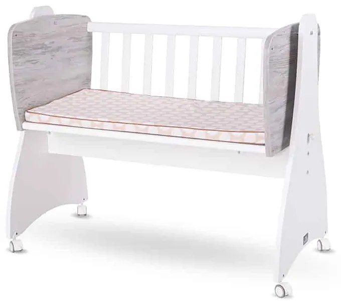 Βρεφικό  Λίκνο + Κούνια  FIRST DREAMS  White + Artwood  10150550043  Lorelli