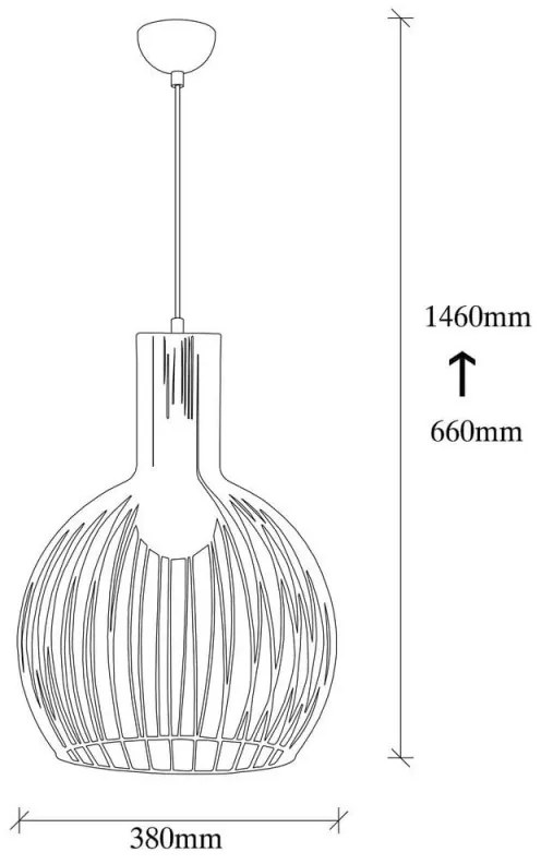 Φωτιστικό οροφής Elefant 527ABY1760, Μεταλλικό, 38cm, Μοντέρνα και κομψή σχεδίαση, Μαύρο