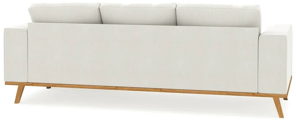 Γωνιακός Καναπές Seattle K120, Δρυς, Beige, 220x160x85cm, Πόδια: Ξύλο | Epipla1.gr