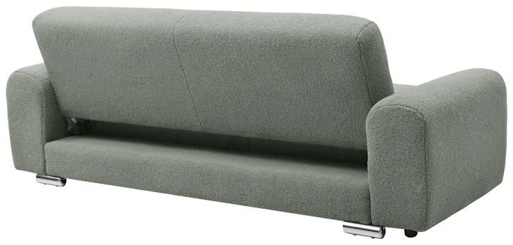 Kαναπές - Kρεβάτι Harmonious 3θέσιος Ύφασμα Λαδί 223,5x92x81 εκ. 223.5x92x81 εκ.