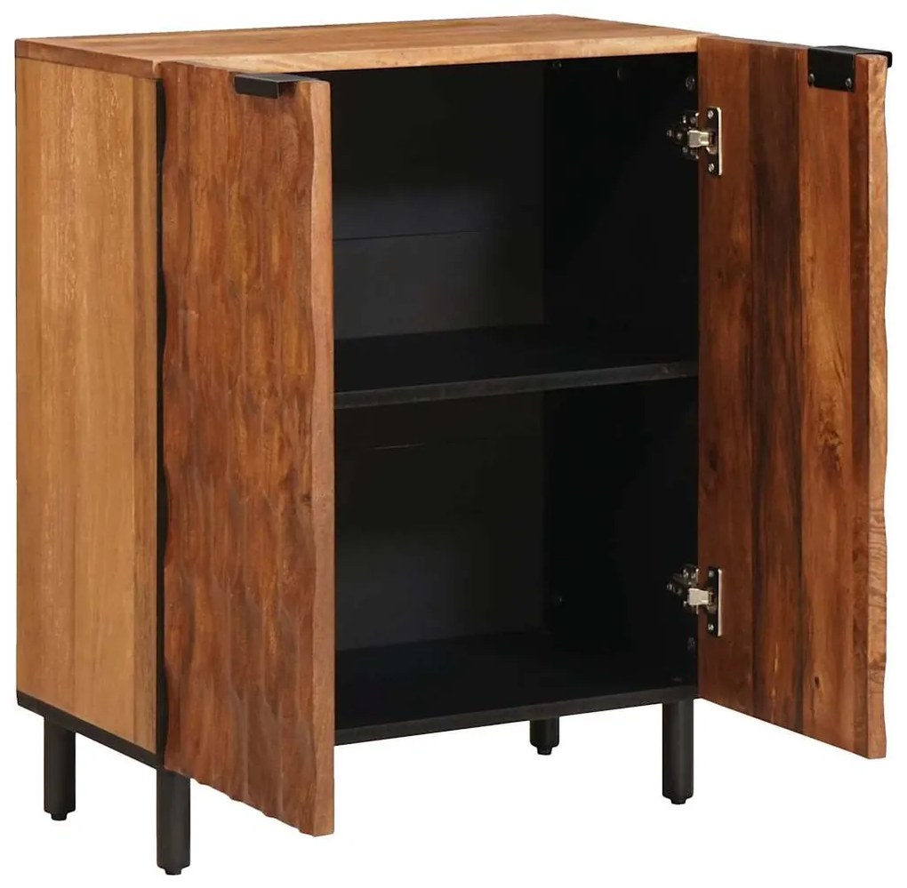 vidaXL Πλαϊνό γραφείο Καφέ Φινίρισμα Ακακίας 60 x 33 x 75 cm