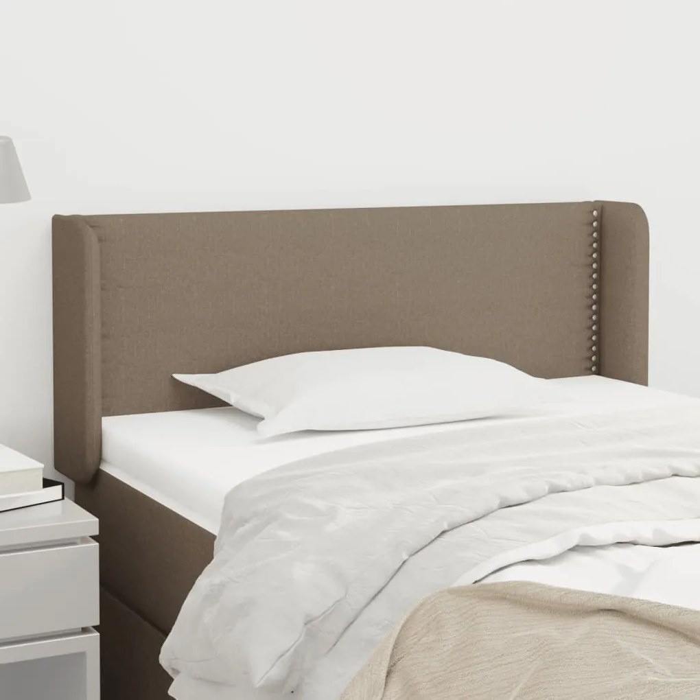 vidaXL Κεφαλάρι με Πτερύγια Taupe 93x16x78/88 εκ. Υφασμάτινο