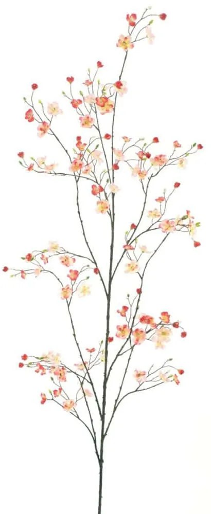 Τεχνητό Κλαδί Μοσχομπίζελο 4902-7 172cm Peach Supergreens Πολυαιθυλένιο