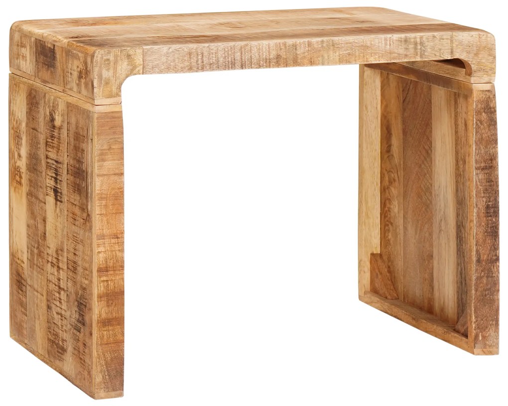 vidaXL End Table Καστανό 60 x 35 x 46 εκ Σαγκουίνι ξύλο