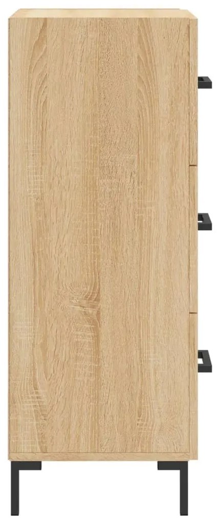 vidaXL Ντουλάπι Sonoma Δρυς 34,5x34x90 εκ. από Επεξεργασμένο Ξύλο