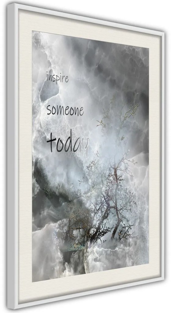 Αφίσα - Inspire Someone - 40x60 - Χρυσό - Χωρίς πασπαρτού